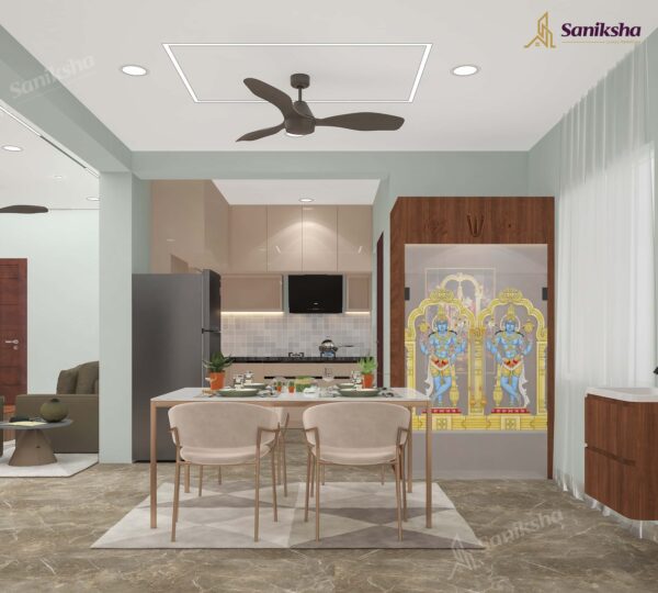 Dining Area & Kitchen View